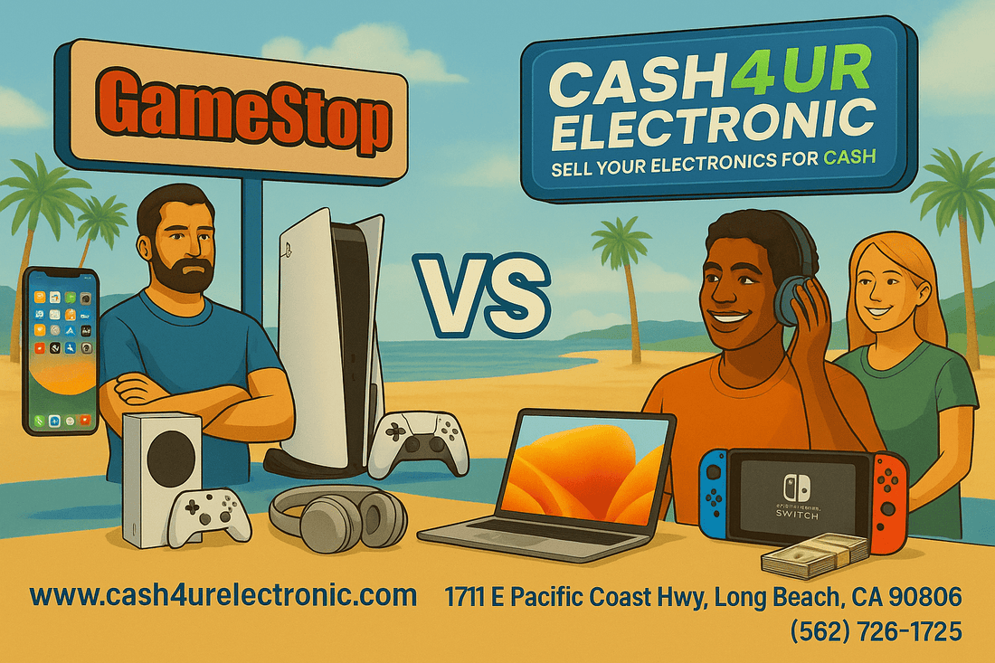 GameStop vs Cash4UrElectronic – Get Better Prices for Your Video Games in Long Beach - Cash4URelectronic
