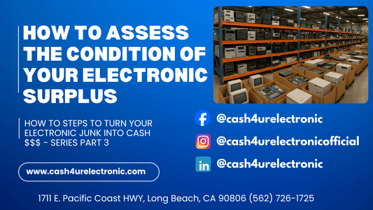 How to Assess the Condition of Your Electronic Surplus - Cash4URelectronic