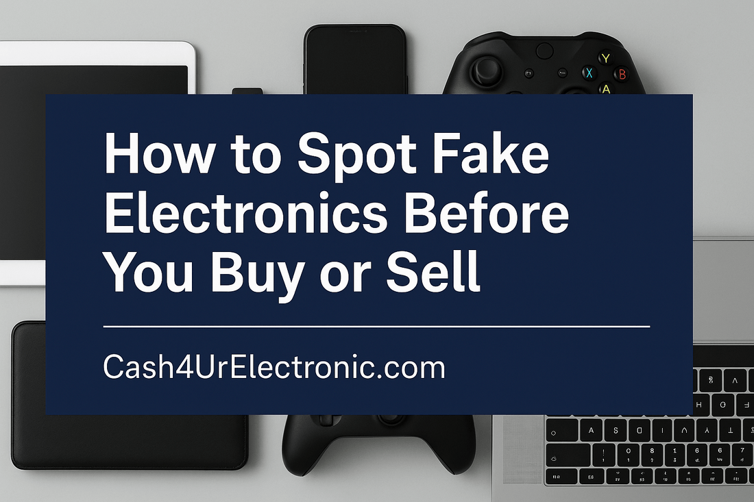 How to Spot Fake Electronics Before You Buy or Sell - Cash4URelectronic