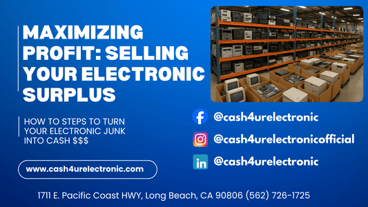 Maximizing Profit: Selling Your Electronic Surplus - Cash4URelectronic