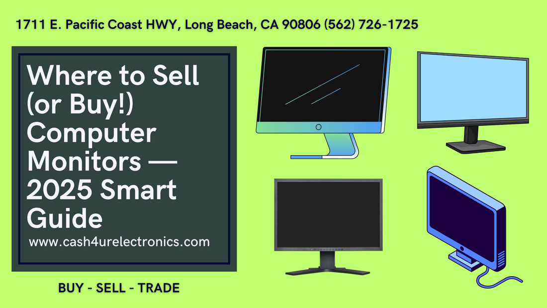 Where to Sell (or Buy!) Computer Monitors — 2025 Smart Guide - Cash4URelectronic